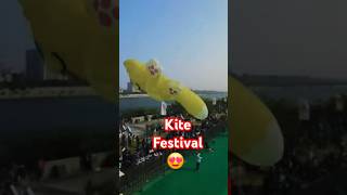 Kite festival travel festival news fun india kite [upl. by Ozne]