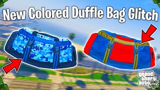 GTA 5 Online How To Get Colored Duffle Bags Glitch VERY EASY [upl. by Yerroc]