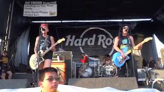 Bad Cop  Bad Cop  Cheers Live at Vans Warped Tour 2017 in Houston Texas [upl. by Anairam]