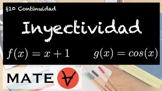 Funciones inyectivas  Definición  Ejemplos 1 Demostración [upl. by Saber]