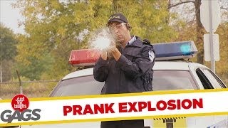 Rocket Launcher EXPLOSION Prank [upl. by Ja]