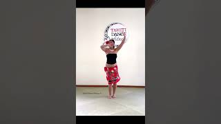 Polynesian Dance Ori TahitiTahitian Dance Workout FitnessTutorial Basic Step Cardio タヒチアンダンス [upl. by Nillek62]