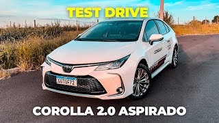 TEST DRIVE COROLLA 2024 20  POTÊNCIA MENOR FAZ DIFERENÇA [upl. by Ahtram409]