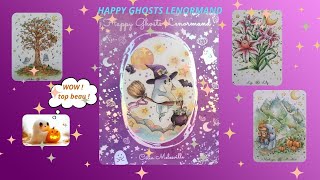 👻Happy Ghosts Lenormand de Célia Melesville ses joyeux petits fantômes vont enchanter vos tirages 👻 [upl. by Goodrow]