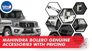 Mahindra Bolero Genuine Accessories With Pricing [upl. by Barfuss]