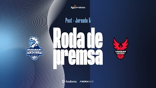 🎤 RDP Post Jornada 5 Liga Endesa  MoraBanc Andorra 🆚️ Coviran Granada  Temporada 20242025 [upl. by Lavelle637]