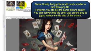 Free Picture Converter for Different Formats JPGPNGBMPGIFTGAPCXTIFF [upl. by Ynamreg]