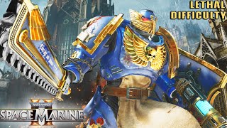 Ultramarines HONOUR GUARD vs Tyranids  Epic Melee Battle  Warhammer 40k Space Marine 2 [upl. by Anai]