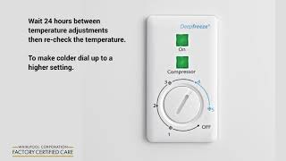 How to use the control on your chest freezer [upl. by Lemuelah]