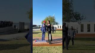 Elon Musk welcomes Donald Trump at SpaceX Launch Facility in Boca Chica Texas [upl. by Screens9]