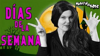 7 Days Of The Week Addams Family Parody in Spanish  Dias de la Semana with lyrics [upl. by Eladnar805]