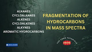 FRAGMENTATION PATTERN OF HYDROCARBONS [upl. by Nozicka]