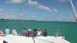 Ile Mauriceexcursion en catamaran vers le Coin de Mire [upl. by Davidoff174]