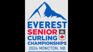 2024 Everest Canadian Seniors Curling Championships  Draw 5D ON Rajala vs NO Rosengren [upl. by Kallista235]