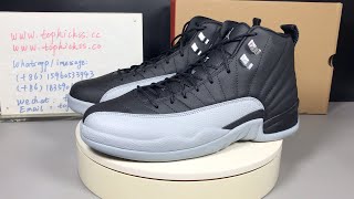 AIR JORDAN 12 “BLACKWOLF GREY” Review from Topkickss [upl. by Narag63]