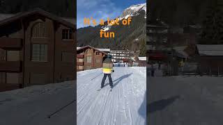 Skiing is fun Switzerland [upl. by Diane]