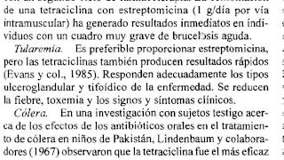 TETRACICLINAS CLORANFENICOL ERITROMICINA Y DIVERSOS ANTIMICROBIANOS EN GOODMAN PARTE 3 CAP 47 [upl. by Sirraj]