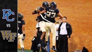 Presbyterian vs Wake Forest Football Highlights 2017 [upl. by Olethea]