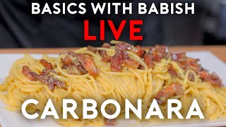 Carbonara  Basics With Babish Live [upl. by Nosam95]