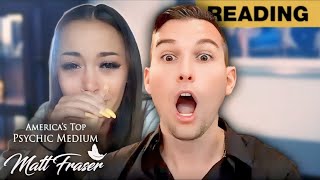 BridetoBe Gets Tearful Surprise During Reading with Psychic Medium Matt Fraser [upl. by Eilesor]