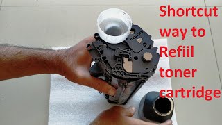 how to refill toner cartridge in shortcut  how to refill toner cartridge [upl. by Brynne]