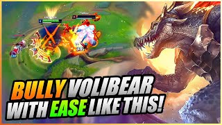 How To BULLY Volibear With Ease  Renekton Vs Volibear  Stream VOD 24 [upl. by Etirugram]