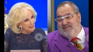 ¡Jorge Lanata entre la espada y la pared Así lo incomodó Mirtha Legrand en su mesaza [upl. by Anaoj]