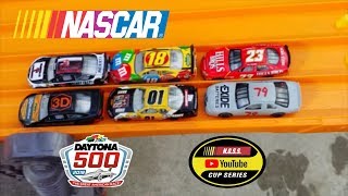 2019 NASCAR Daytona 500 YouTube Cup Diecast Race [upl. by Aneed836]