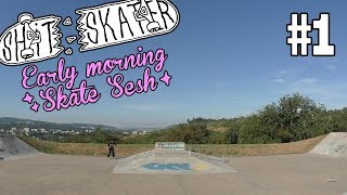 Early Morning Skate Sesh 1 GKN Skatepark Trier Germany [upl. by Ogeid906]