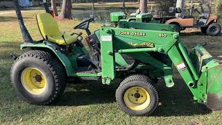 My new tractor John Deere 4100 Part 1  Walk Around Overview Specs amp Features [upl. by Tamqrah975]