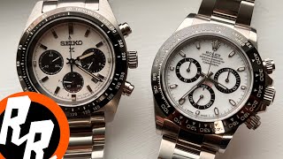 Seiko ssc813 and Rolex Daytona 116500LN [upl. by Ralyks]