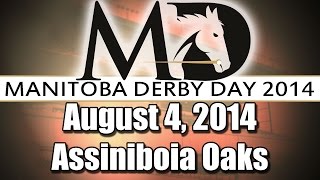 Assiniboia Downs  August 4 2014  Assiniboia Oaks [upl. by Mountfort398]