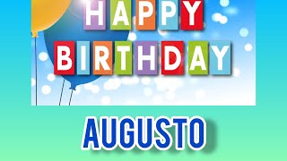 Buon compleanno Augusto  tanti auguri a te [upl. by Angi]