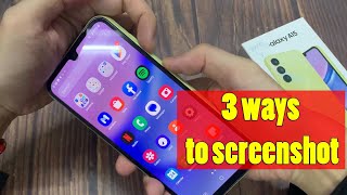 How to take screenshot on Samsung Galaxy A15 3 ways [upl. by Landri71]