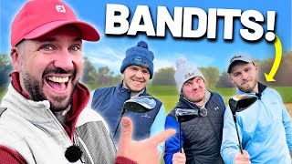 PGA Pro Takes on 3 High Handicap Golfers [upl. by Reld78]