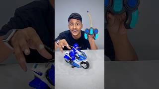 Blue Colour Remote Control Police Bike Unboxing [upl. by Christabelle]