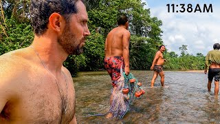 Day in the Life of an Amazon Jungle Tribe [upl. by Ahcsap]