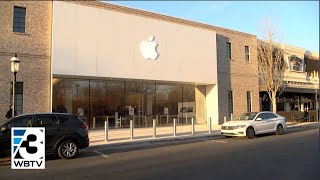 First Look Apple Opening New Store In Birkdale Village [upl. by Nagn]