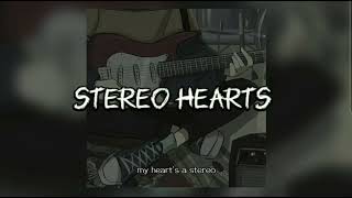 stereo hearts sped up with lyrics [upl. by Selimah36]