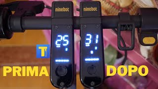 Tutorial  Cambio Seriale per aumentare la velocità del Ninebot G30 MAX [upl. by Bui]