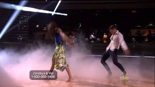 Zendaya amp Val DWTS Week 01  Contemporary [upl. by Onaireves751]