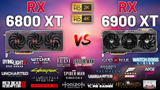 RX 6800 XT vs RX 6900 XT in 2023 Test in 20 Games 1440p amp 4K [upl. by Brew]