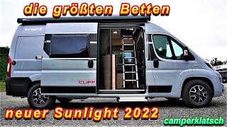 Wohnmobil Neuheiten 2022 🔥 Sunlight Cliff 600 RT Adventure Edition❗️KastenwagenCamper Test Roomtour [upl. by Pam]