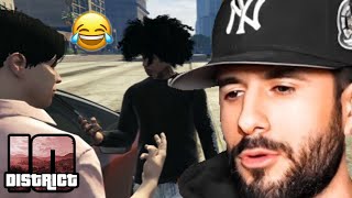 Kaysan Meets Stackswopo In GTA RP [upl. by Granese]