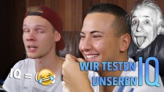 WIR TESTEN UNSEREN IQ [upl. by Annaeiluj]