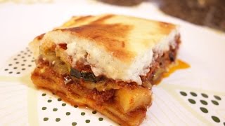 Best Greek Moussaka  my Dads 5 Secret Recipe  Christine Cushing [upl. by Nylyak]