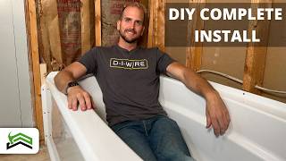 How To Install A Bathtub  Delta Classic 400 [upl. by Nnyleuqaj]