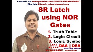 SR Latch using NOR Gate Bangla  NOR SR Latch  Digital Logic Design [upl. by Medardas]