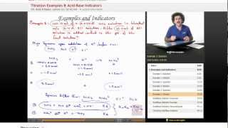 quotTitration Examples amp AcidBase Indicatorsquot  AP Chemistry with Educatorcom [upl. by Ariad]