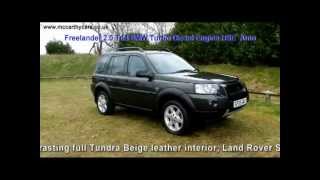 Land Rover Freelander 20 Td4 BMW Turbo Diesel Engine HSE Sat Nav 5Door GF55 McCarthy Cars [upl. by Lewert]